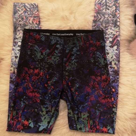 Lole Pink Purple Yoga Pants - Picture 4 of 5